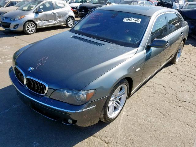 WBAHN83557DT73495 - 2007 BMW 750 GRAY photo 2