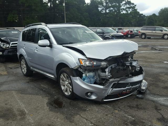 JA4JT3AW1DU020122 - 2013 MITSUBISHI OUTLANDER SILVER photo 1