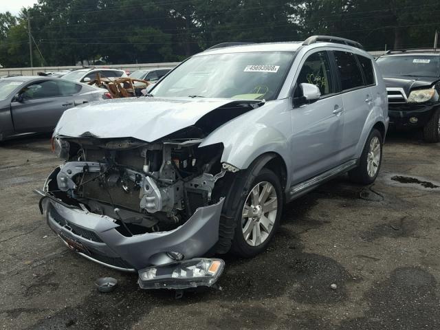 JA4JT3AW1DU020122 - 2013 MITSUBISHI OUTLANDER SILVER photo 2