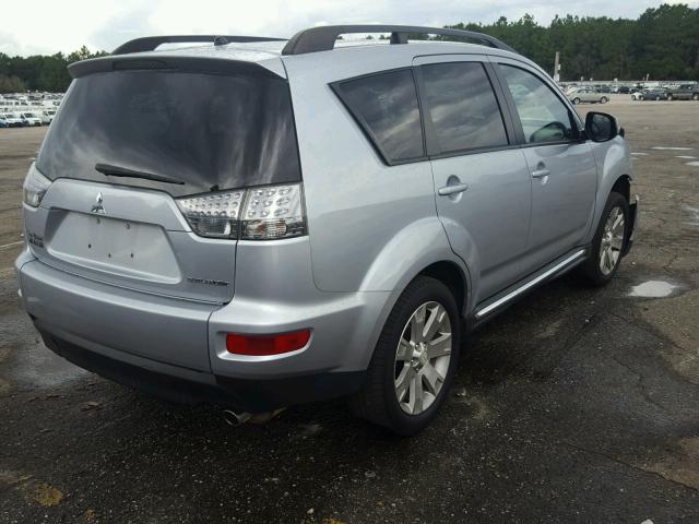 JA4JT3AW1DU020122 - 2013 MITSUBISHI OUTLANDER SILVER photo 4