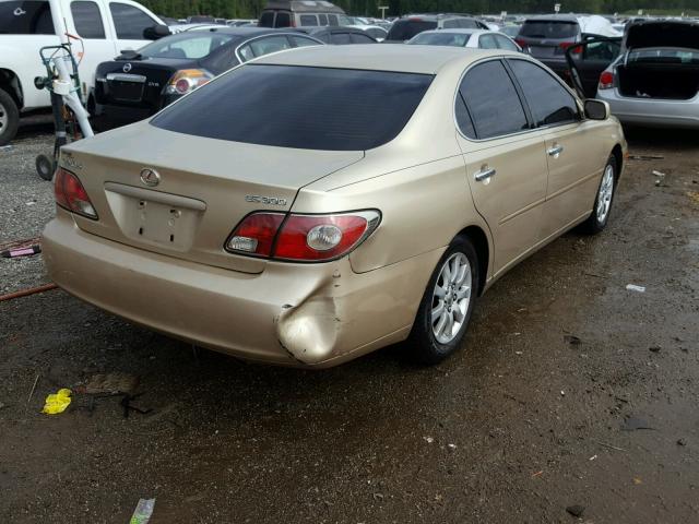 JTHBF30GX30108800 - 2003 LEXUS ES 300 GOLD photo 4