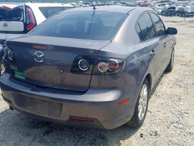 JM1BK323371632166 - 2007 MAZDA 3 S GRAY photo 4