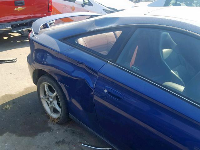 JTDDY32T6Y0026651 - 2000 TOYOTA CELICA GTS BLUE photo 9