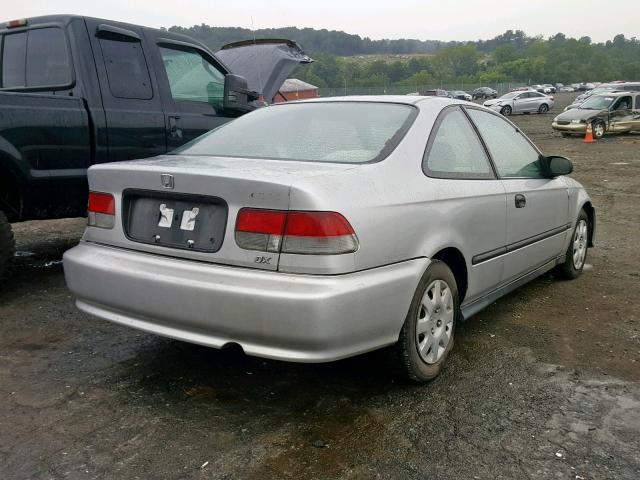 1HGEJ6128XL016088 - 1999 HONDA CIVIC DX SILVER photo 4