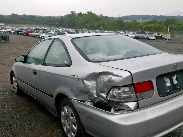 1HGEJ6128XL016088 - 1999 HONDA CIVIC DX SILVER photo 9