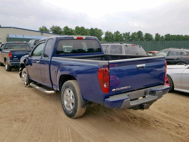 1GCJTCFE0C8110598 - 2012 CHEVROLET COLORADO L BLUE photo 3