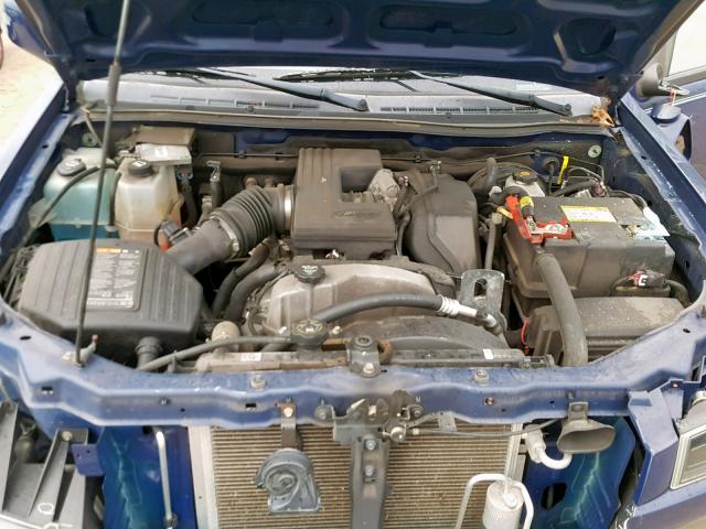 1GCJTCFE0C8110598 - 2012 CHEVROLET COLORADO L BLUE photo 7