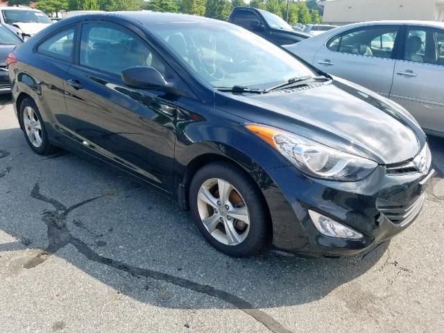 KMHDH6AE2DU011731 - 2013 HYUNDAI ELANTRA CO BLACK photo 1