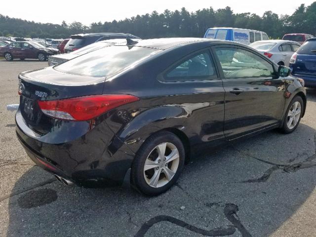 KMHDH6AE2DU011731 - 2013 HYUNDAI ELANTRA CO BLACK photo 4