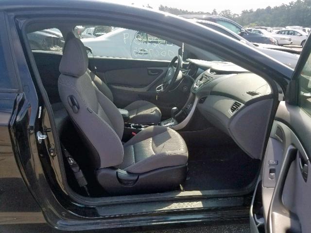 KMHDH6AE2DU011731 - 2013 HYUNDAI ELANTRA CO BLACK photo 5