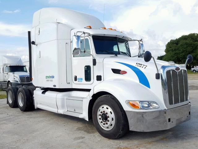 1XPHD49X89D791364 - 2009 PETERBILT 386 WHITE photo 1