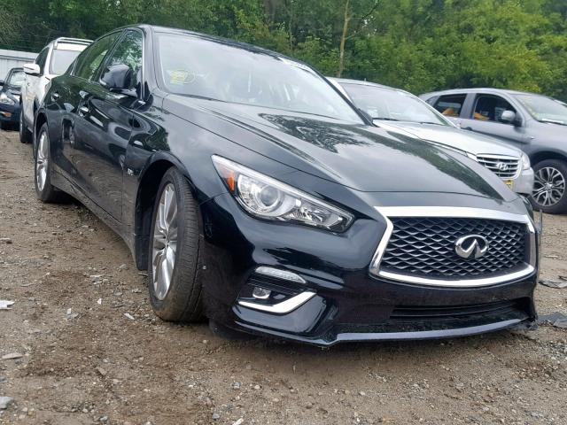 JN1EV7AR7KM554096 - 2019 INFINITI Q50 LUXE BLACK photo 1