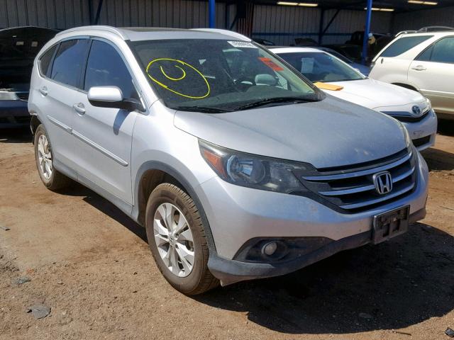 2HKRM4H75EH690049 - 2014 HONDA CR-V EXL SILVER photo 1