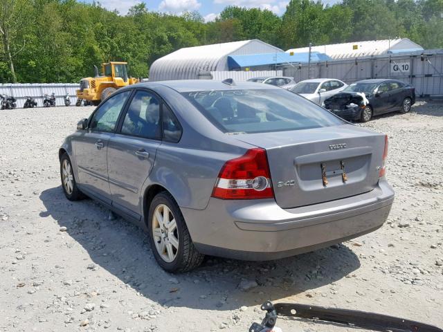 YV1MS390862173305 - 2006 VOLVO S40 2.4I GRAY photo 3