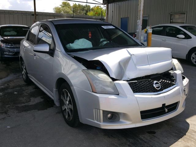 3N1AB6AP1CL677887 - 2012 NISSAN SENTRA 2.0 SILVER photo 1