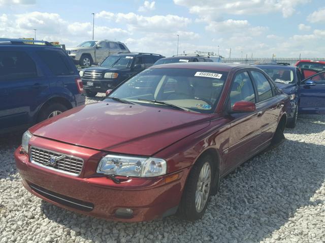 YV1TS911851406767 - 2005 VOLVO S80 T6 TUR MAROON photo 2