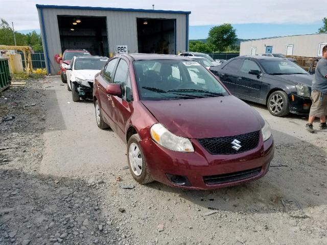 JS2YC412185102705 - 2008 SUZUKI SX4 BURGUNDY photo 1