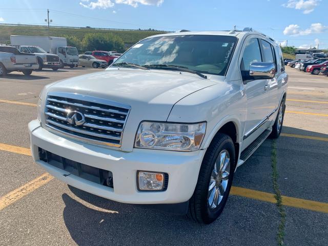 5N3AA08C38N905589 - 2008 INFINITI QX56 WHITE photo 2