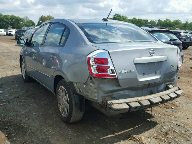 3N1AB61E68L611700 - 2008 NISSAN SENTRA 2.0 SILVER photo 3