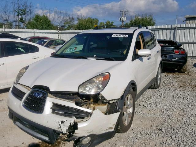 4S4WX83D074401081 - 2007 SUBARU B9 TRIBECA WHITE photo 2