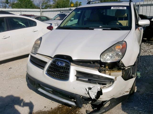 4S4WX83D074401081 - 2007 SUBARU B9 TRIBECA WHITE photo 9