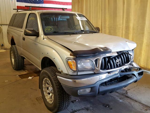 5TEPM62N71Z760135 - 2001 TOYOTA TACOMA SILVER photo 1