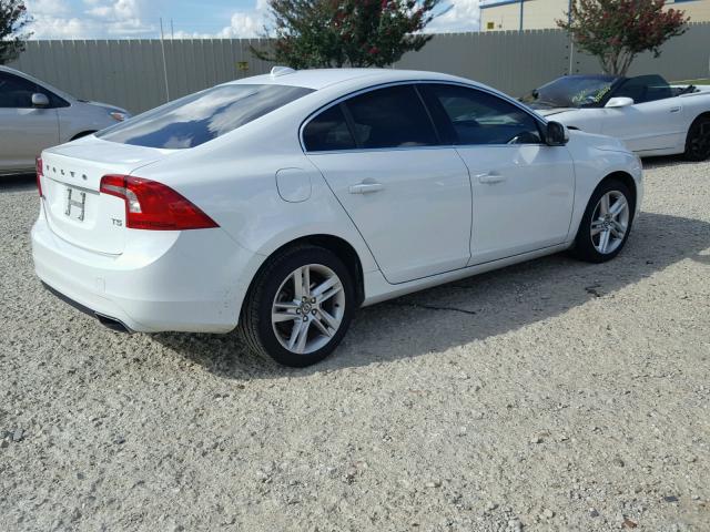 YV140MFB2F1315509 - 2015 VOLVO S60 PREMIE WHITE photo 4