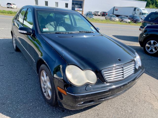 WDBRF84J74F536324 - 2004 MERCEDES-BENZ C 320 4MAT BLACK photo 2