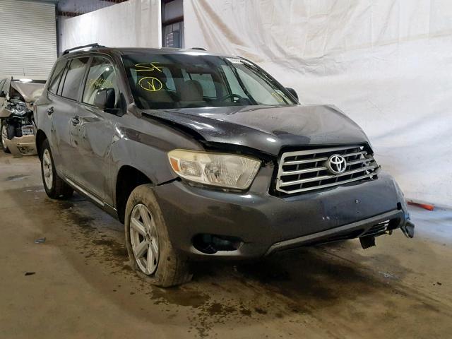 JTEES41A282108386 - 2008 TOYOTA HIGHLANDER CHARCOAL photo 1