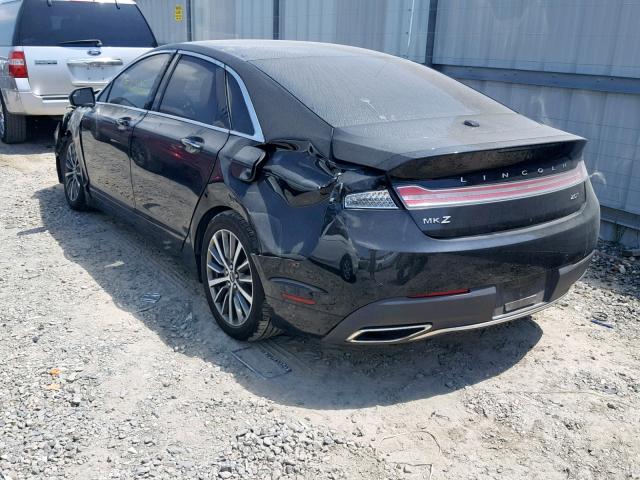 3LN6L5A95HR655659 - 2017 LINCOLN MKZ PREMIE BLACK photo 3