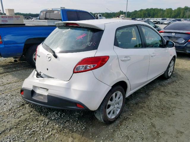 JM1DE1LY8C0139534 - 2012 MAZDA MAZDA2 WHITE photo 4