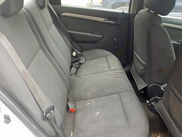 KL1TD566X7B190826 - 2007 CHEVROLET AVEO BASE თეთრი ფოტო 6