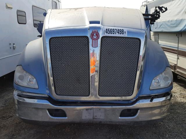 1XKYD49XXFJ450499 - 2015 KENWORTH CONSTRUCTI BLUE photo 7