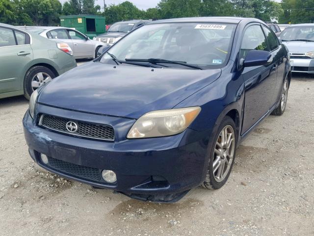 JTKDE177470180940 - 2007 TOYOTA SCION TC ლურჯი ფოტო 2