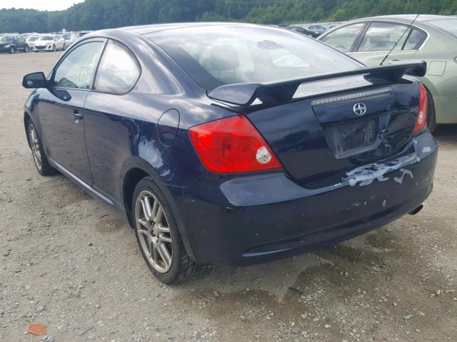 JTKDE177470180940 - 2007 TOYOTA SCION TC ლურჯი ფოტო 3