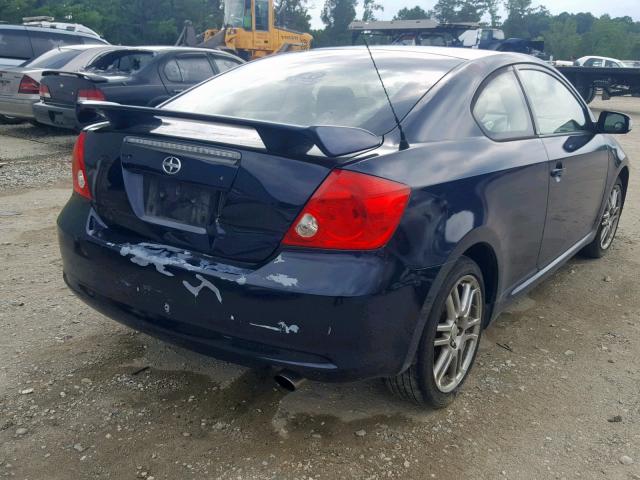 JTKDE177470180940 - 2007 TOYOTA SCION TC ლურჯი ფოტო 4