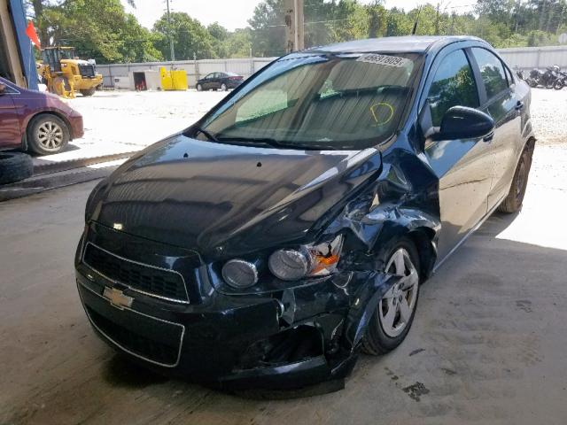 1G1JA5SH4D4115614 - 2013 CHEVROLET SONIC LS 黑色 照片 2