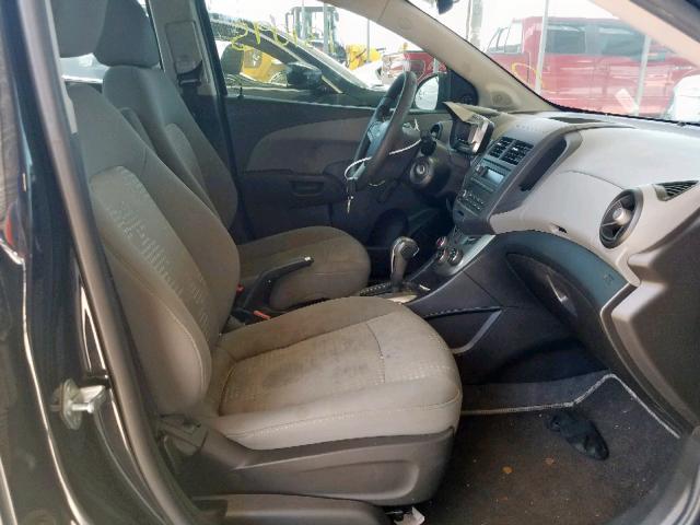 1G1JA5SH4D4115614 - 2013 CHEVROLET SONIC LS 黑色 照片 5