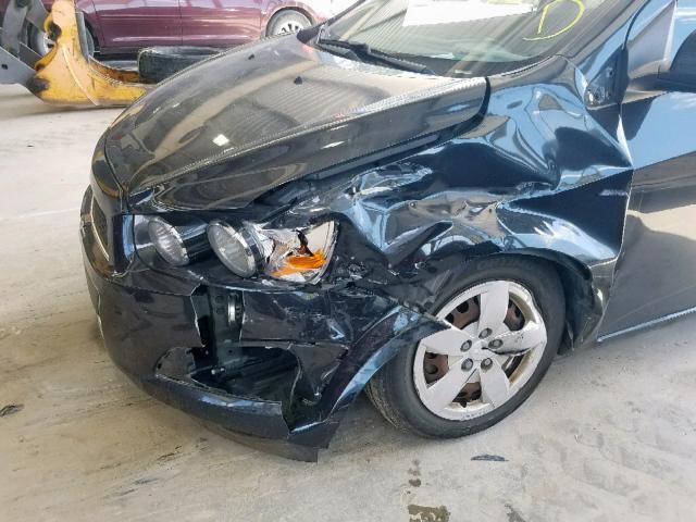 1G1JA5SH4D4115614 - 2013 CHEVROLET SONIC LS 黑色 照片 9