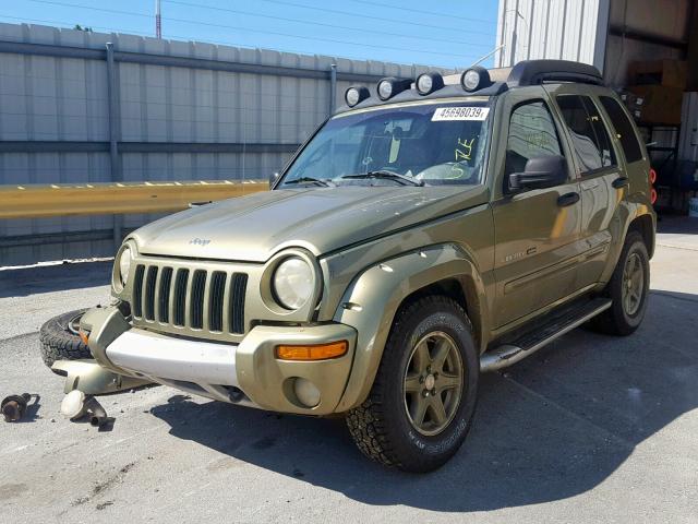 1J4GL38K83W534484 - 2003 JEEP LIBERTY RE GREEN photo 2