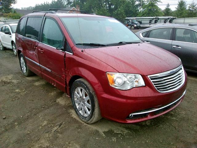 2C4RC1BG7FR715614 - 2015 CHRYSLER TOWN & COU MAROON photo 1