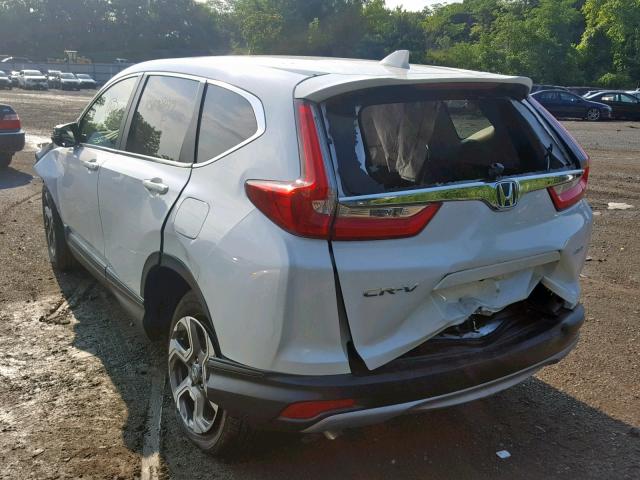 5J6RW2H81JL023616 - 2018 HONDA CR-V EXL WHITE photo 3