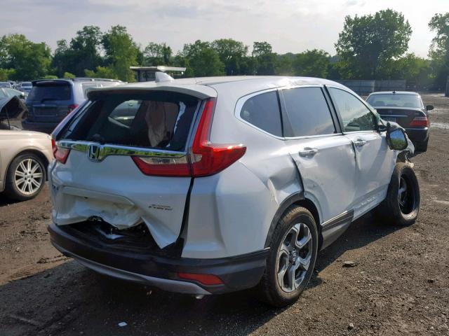 5J6RW2H81JL023616 - 2018 HONDA CR-V EXL WHITE photo 4