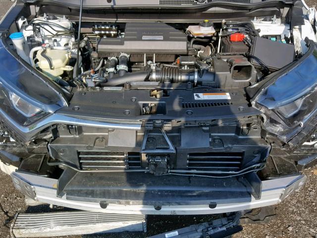 5J6RW2H81JL023616 - 2018 HONDA CR-V EXL WHITE photo 7