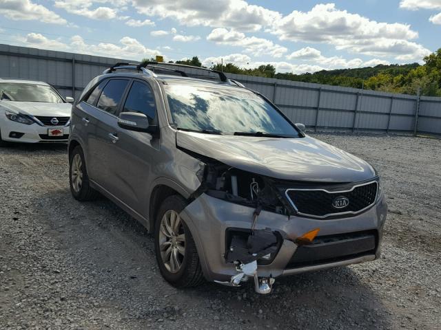 5XYKW4A26CG204380 - 2012 KIA SORENTO SX GRAY photo 1