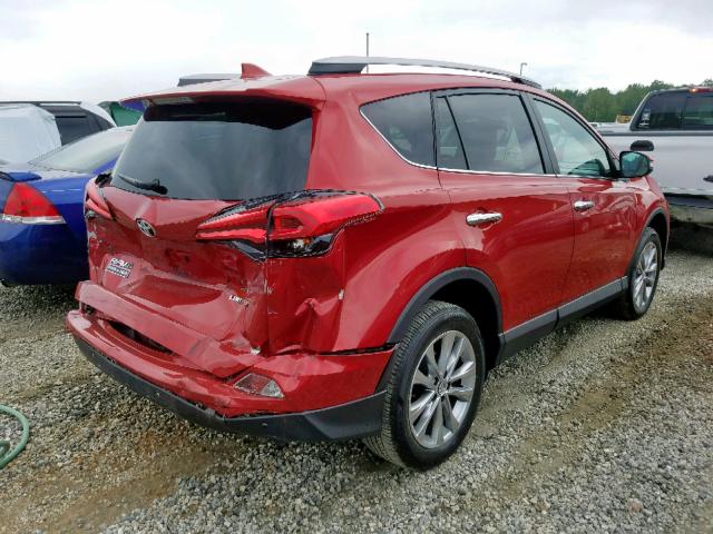 2T3YFREV3HW357366 - 2017 TOYOTA RAV4 LIMIT RED photo 4