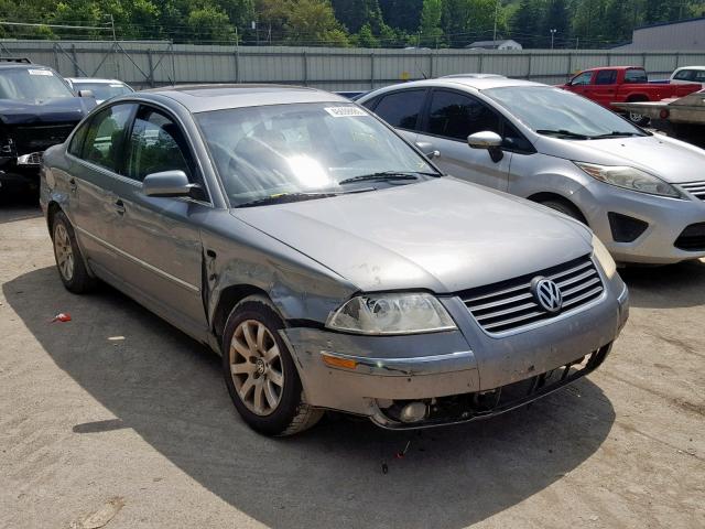 WVWSH63B21P285567 - 2001 VOLKSWAGEN PASSAT GLS GRAY photo 1