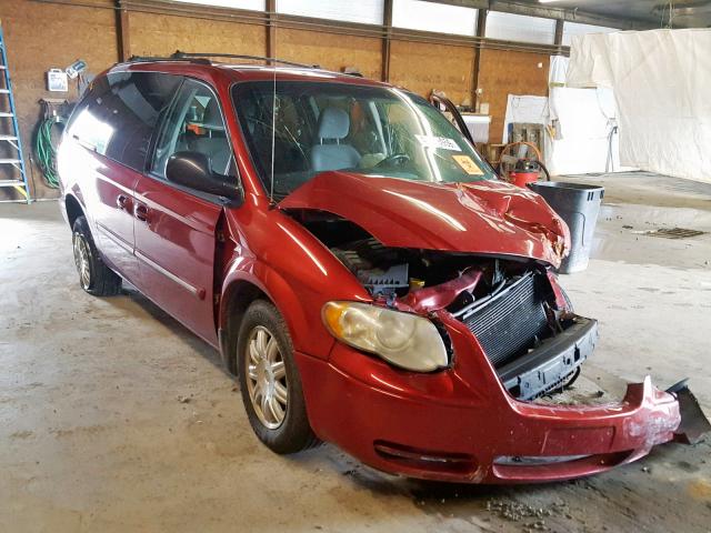 2A4GP54L96R651891 - 2006 CHRYSLER TOWN & COU RED photo 1