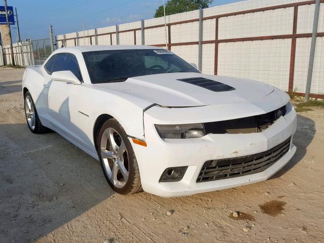 2G1FJ1EJ4E9136622 - 2014 CHEVROLET CAMARO SS WHITE photo 1