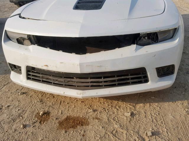 2G1FJ1EJ4E9136622 - 2014 CHEVROLET CAMARO SS WHITE photo 10